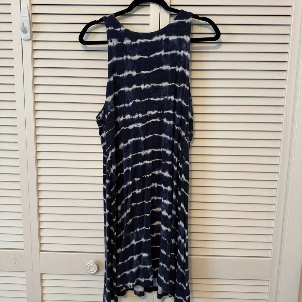 Athleta Santorini Thera Print Tie Dye Dress Size XL - Picture 5 of 9